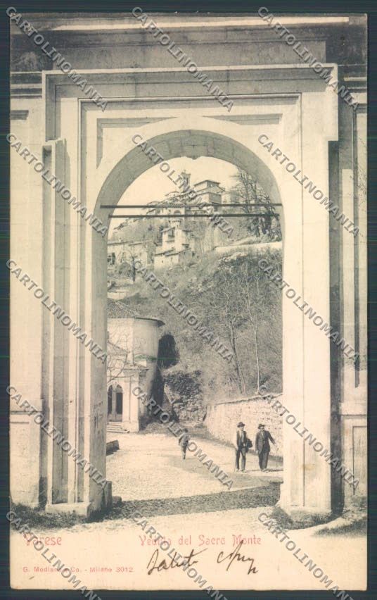 Varese Sacro Monte cartolina LQ7084 – fronte