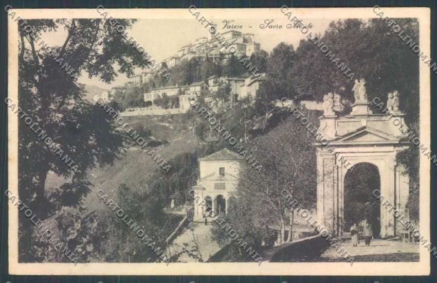 Varese Sacro Monte cartolina LQ7085 – fronte