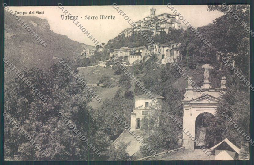 Varese Sacro Monte cartolina LQ7087 – fronte