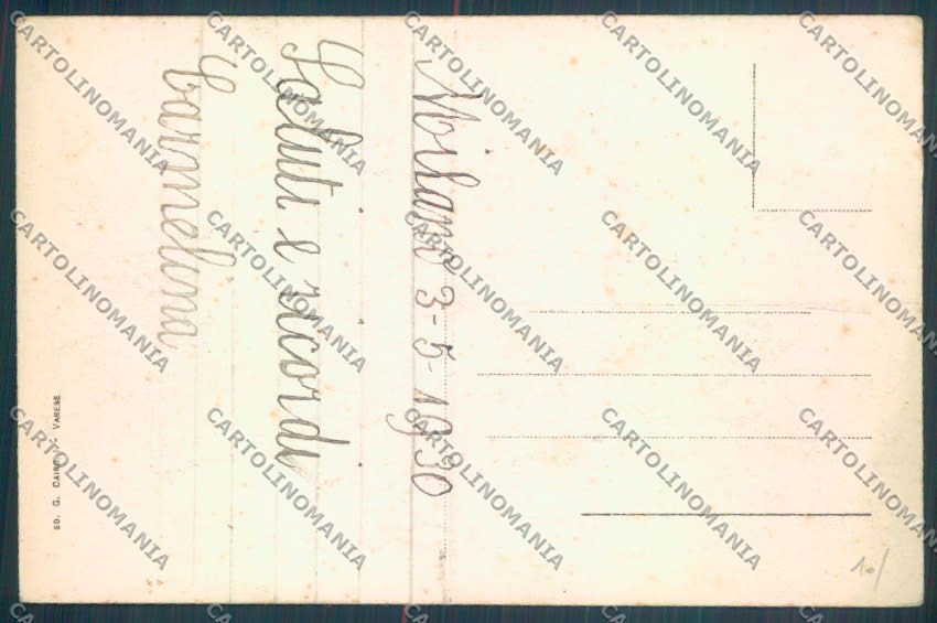 Varese Sacro Monte cartolina LQ7092 – retro