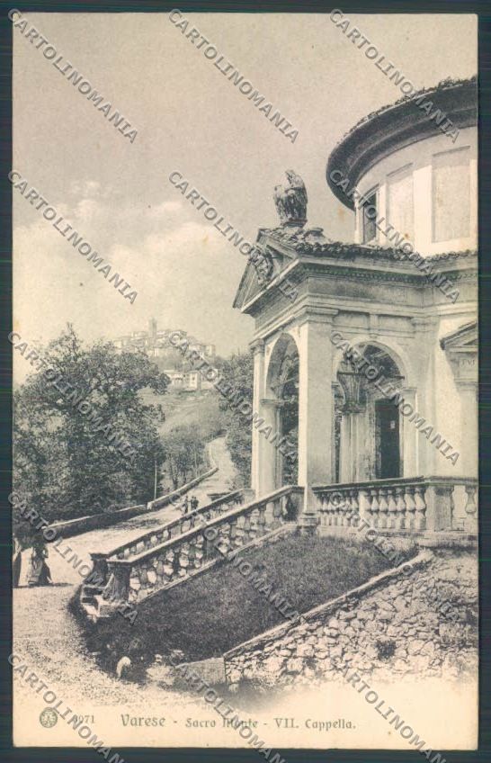 Varese Sacro Monte cartolina LQ7093 – fronte