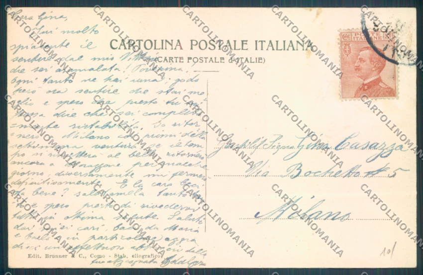 Varese Sacro Monte cartolina LQ7093 – retro