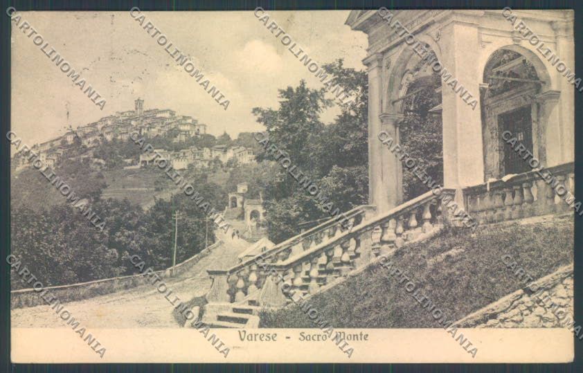 Varese Sacro Monte cartolina LQ7094 – fronte