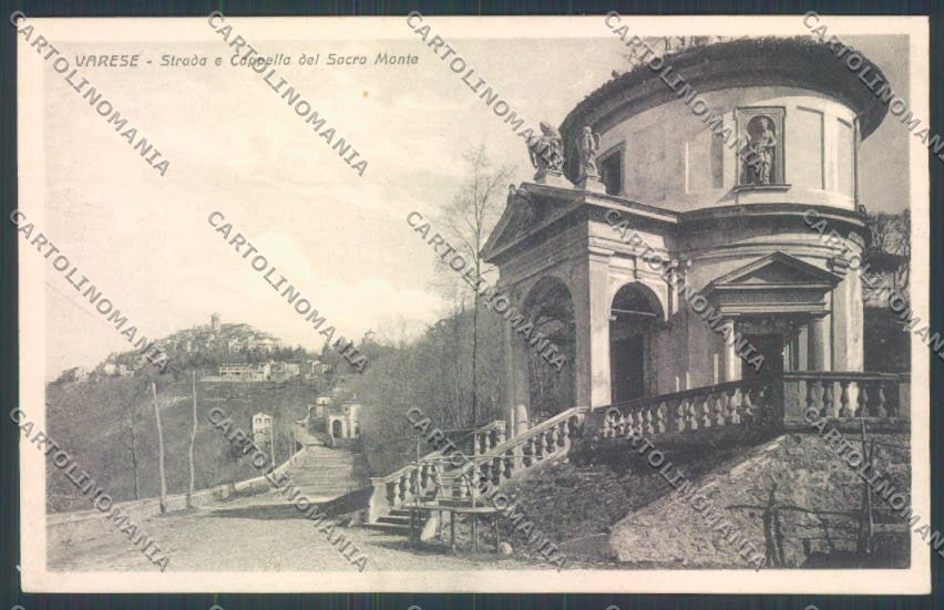 Varese Sacro Monte cartolina LQ7095 – fronte
