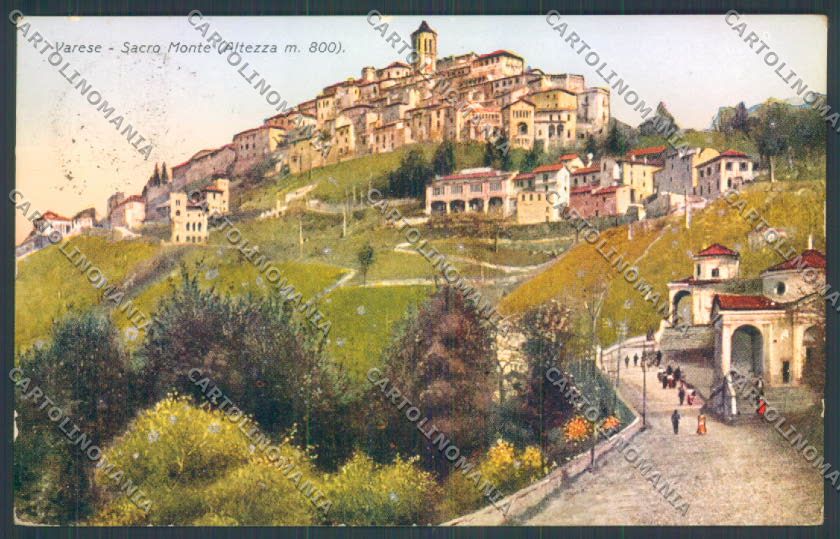 Varese Sacro Monte cartolina LQ7097 – fronte