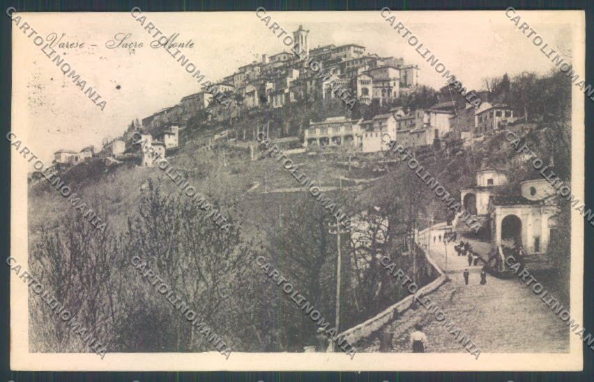 Varese Sacro Monte cartolina LQ7098 – fronte
