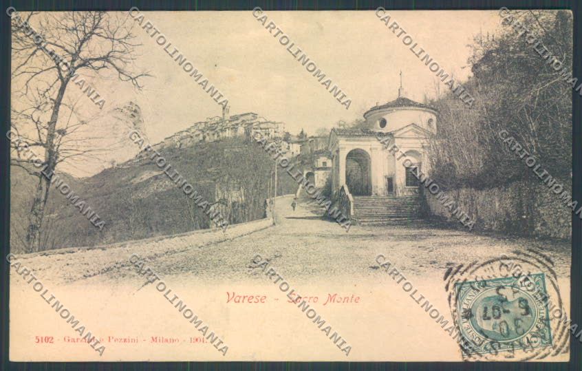 Varese Sacro Monte STRAPPINO cartolina LQ7100 – fronte