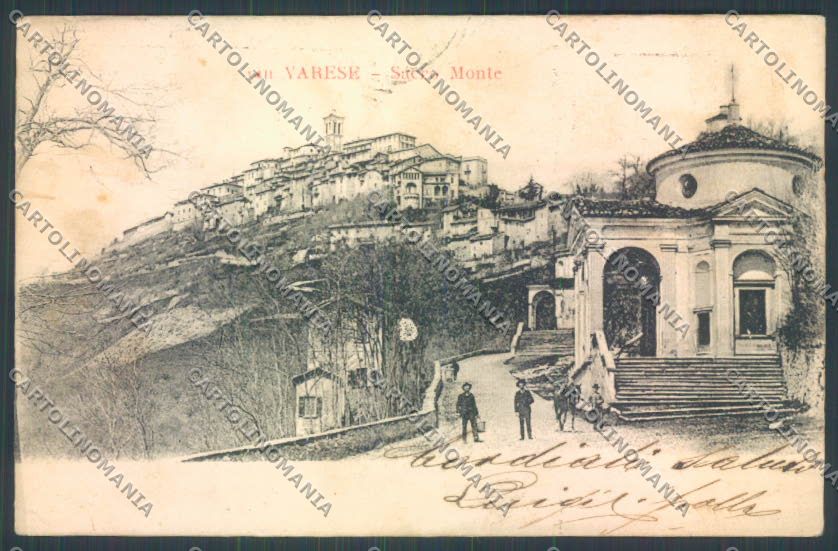 Varese Sacro Monte cartolina LQ7101 – fronte