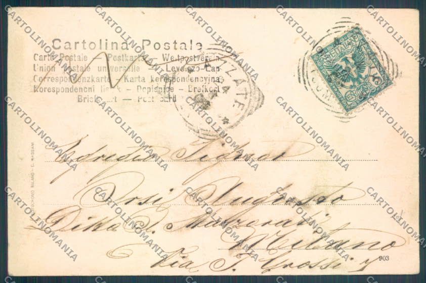 Varese Sacro Monte cartolina LQ7101 – retro