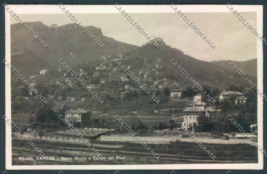 Varese Sacro Monte Foto cartolina LQ7104 – fronte