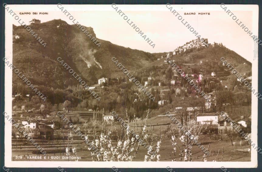 Varese Sacro Monte Foto cartolina LQ7106 – fronte