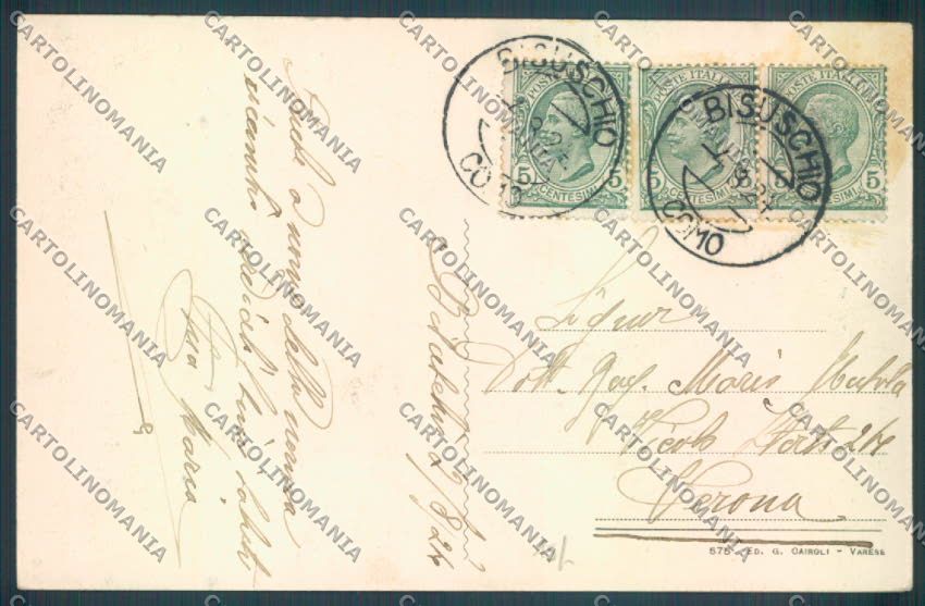 Varese Bisuschio cartolina LQ7146 – retro