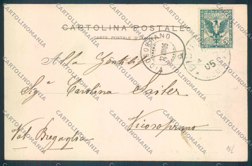 Varese Bisuschio cartolina LQ7150 – retro