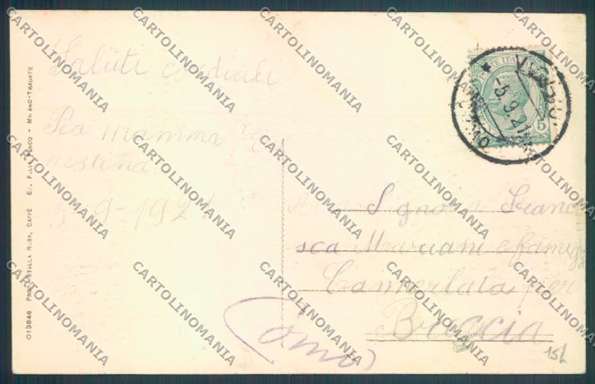 Varese Bisuschio cartolina LQ7157 – retro