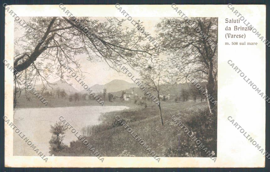 Varese Brinzio Saluti da ABRASA cartolina LQ7162 – fronte