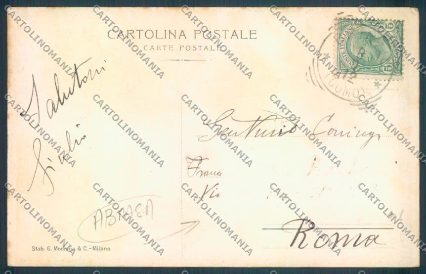 Varese Brinzio Saluti da ABRASA cartolina LQ7162 – retro