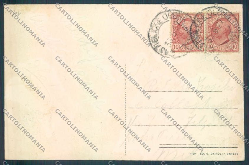 Varese Castiglione Olona cartolina LQ7180 – retro