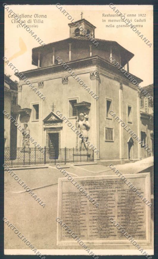 Varese Castiglione Olona cartolina LQ7185 – fronte