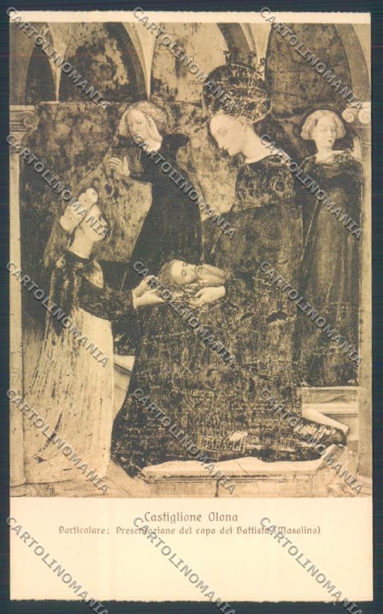 Varese Castiglione Olona Masolino da Panicale cartolina LQ7189 – fronte