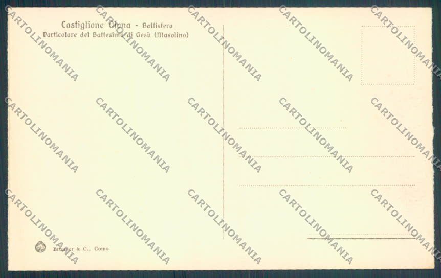 Varese Castiglione Olona Masolino da Panicale cartolina LQ7193 – retro
