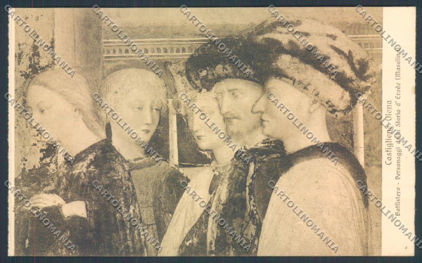 Varese Castiglione Olona Masolino da Panicale cartolina LQ7195 – fronte