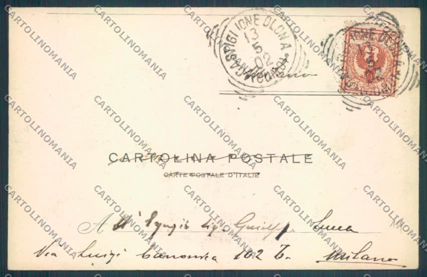 Varese Castiglione Olona cartolina LQ7201 – retro