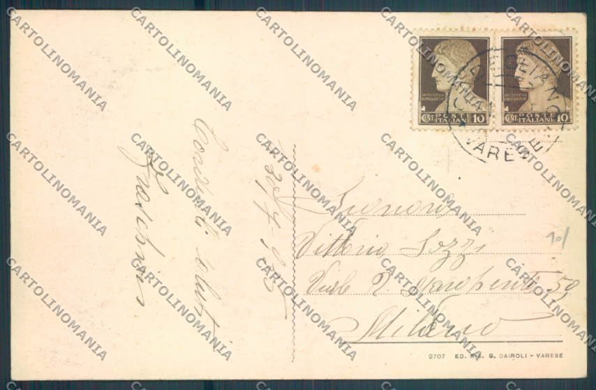 Varese Cadigliano Viconago cartolina LQ7219 – retro
