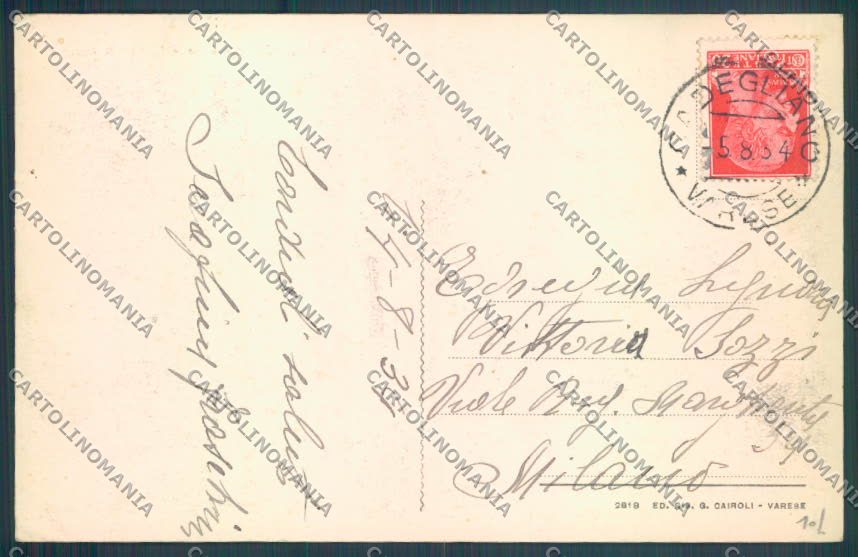 Varese Cadigliano Viconago cartolina LQ7221 – retro