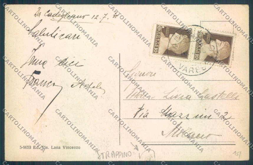 Varese Cadigliano Viconago STRAPPINO cartolina LQ7229 – retro