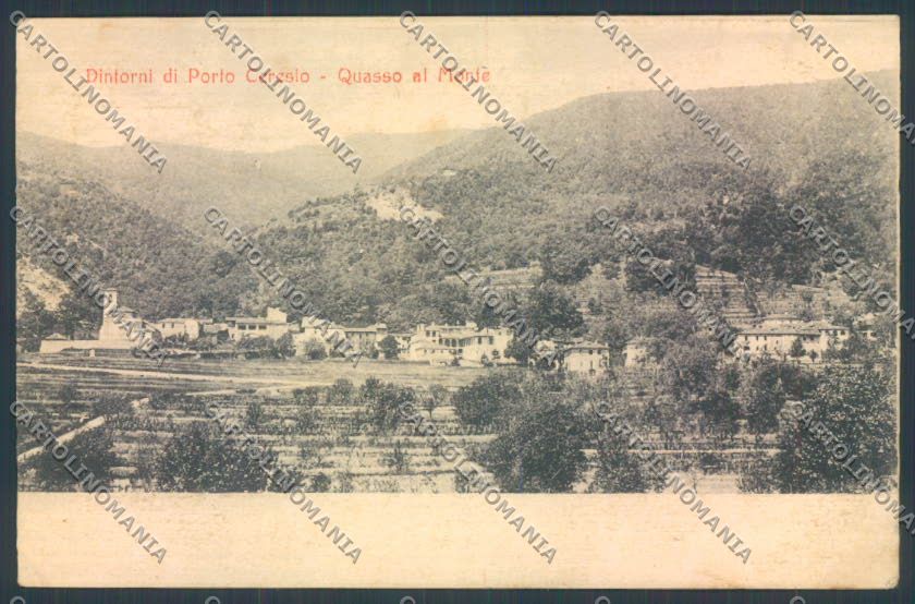 Varese Cuasso al Monte Porto Ceresio PIEGHINA cartolina LQ7245 – fronte