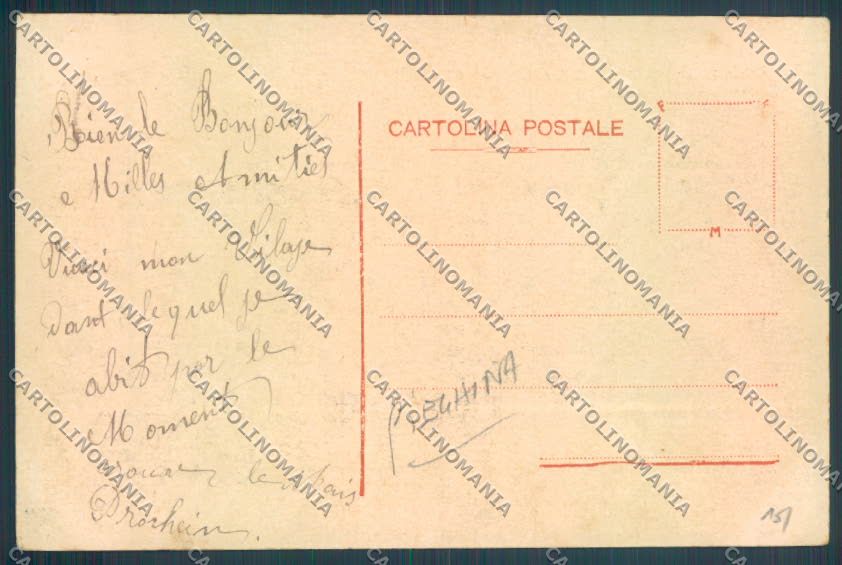Varese Cuasso al Monte Porto Ceresio PIEGHINA cartolina LQ7245 – retro