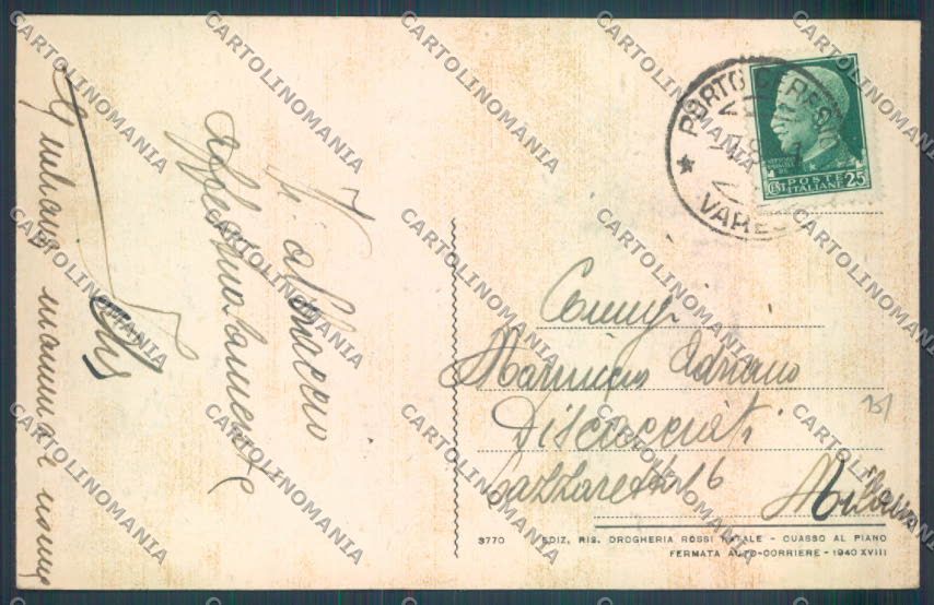Varese Cuasso al Piano cartolina LQ7255 – retro