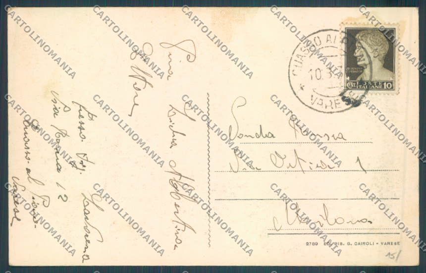 Varese Cuasso al Piano cartolina LQ7268 – retro
