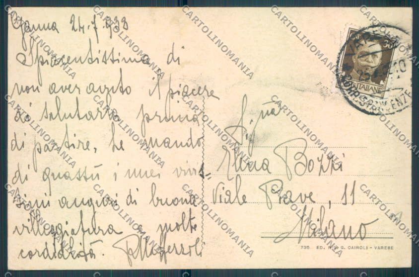 Varese Valganna Ganna cartolina LQ7304 – retro