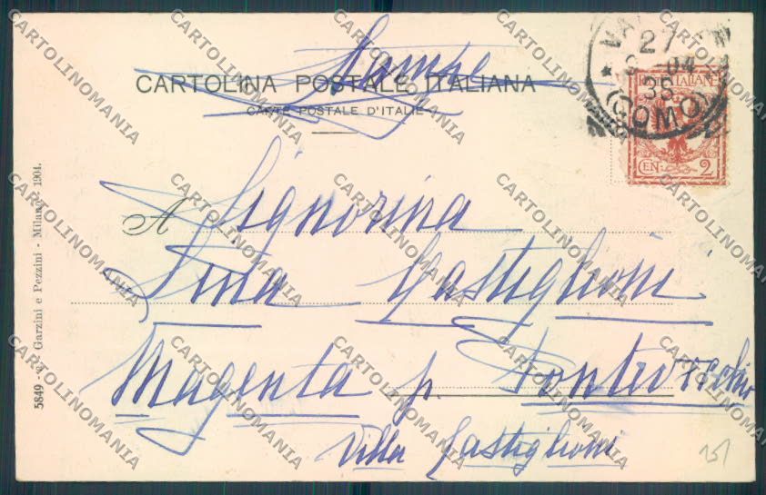 Varese Valganna Ganna Pizzo di cartolina LQ7305 – retro
