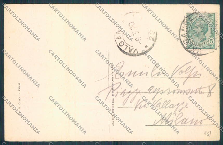 Varese Valganna Ganna cartolina LQ7306 – retro