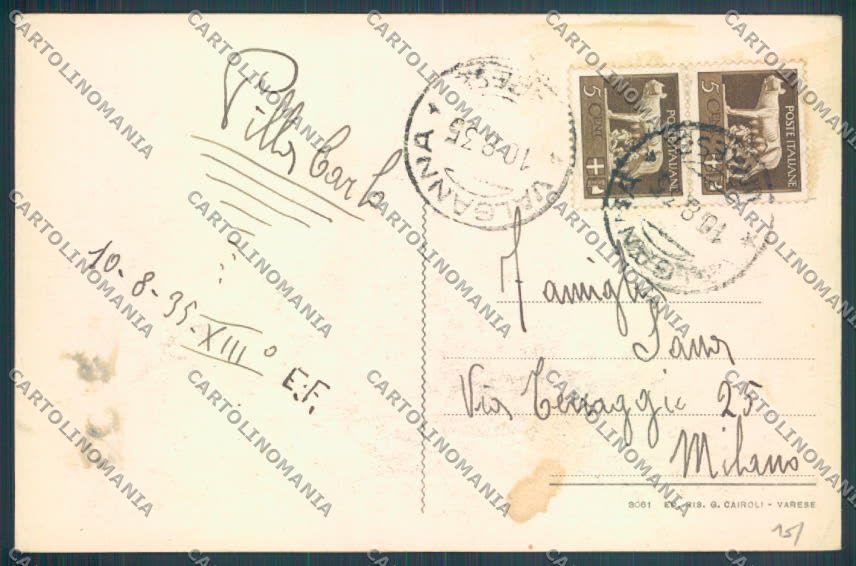 Varese Valganna Ganna cartolina LQ7309 – retro