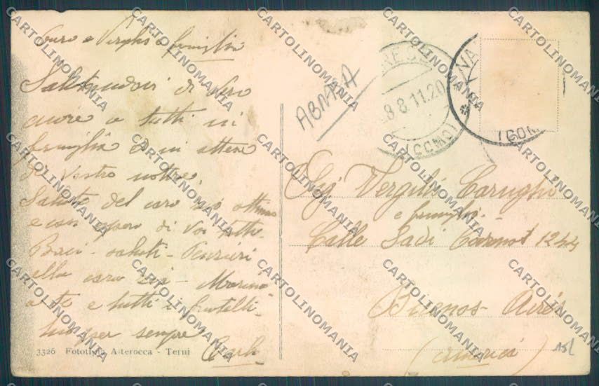 Varese Valganna Ganna ABRASA cartolina LQ7311 – retro