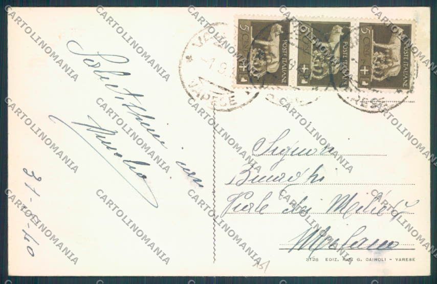 Varese Valganna Ganna cartolina LQ7315 – retro