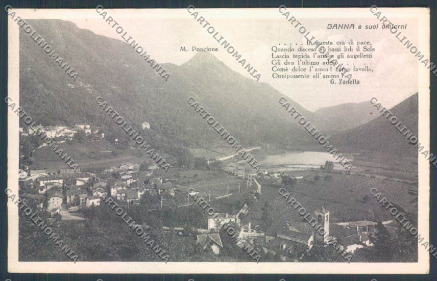 Varese Valganna Ganna cartolina LQ7318 – fronte