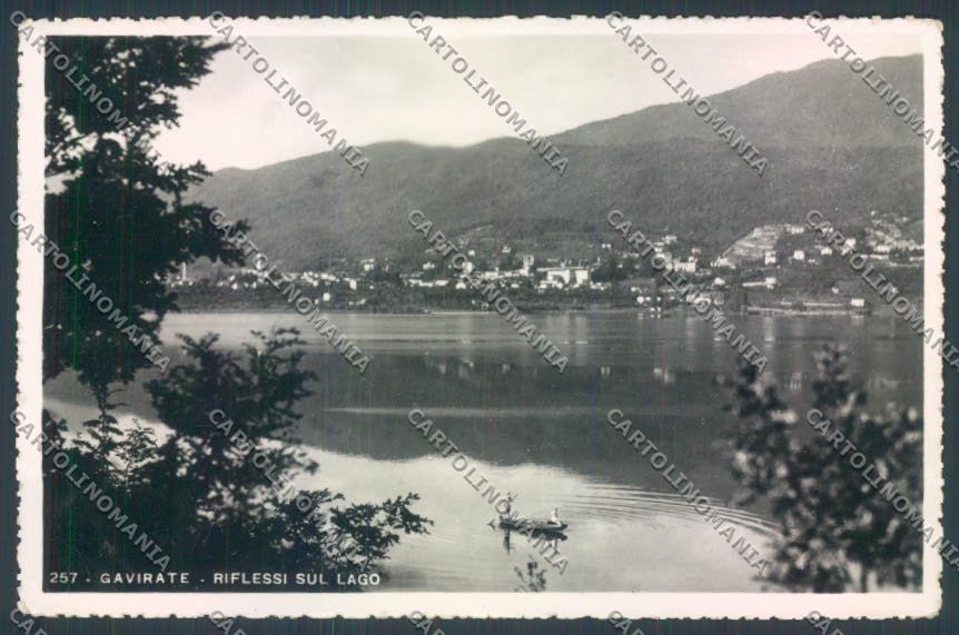 Varese Gavirate Barca Foto cartolina LQ7334 – fronte
