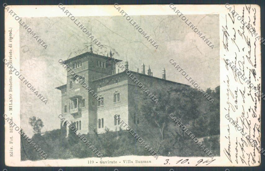 Varese Gavirate PIEGHINE cartolina LQ7336 – fronte