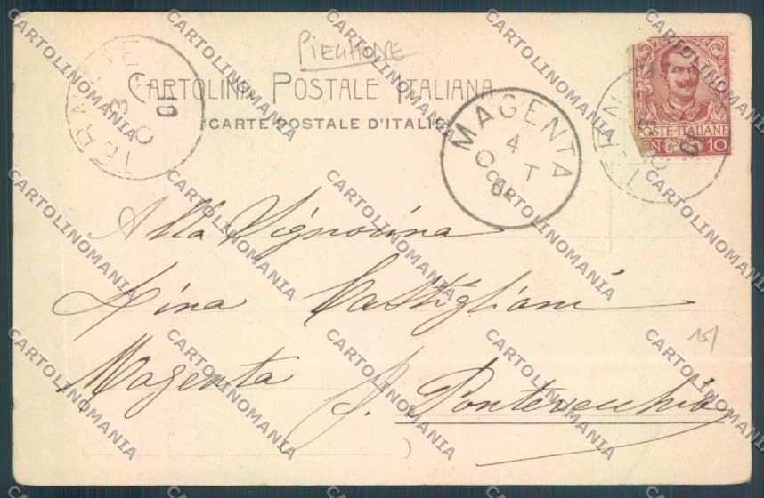 Varese Gavirate PIEGHINE cartolina LQ7336 – retro