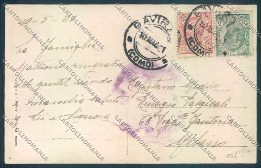 Varese Gavirate cartolina LQ7344 – retro