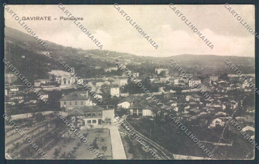 Varese Gavirate PIEGHE SCOLLATA cartolina LQ7346 – fronte