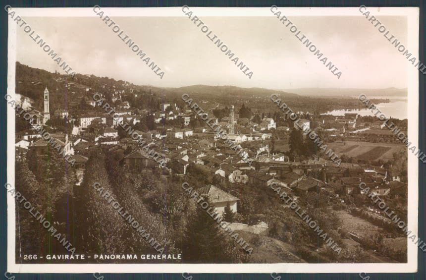 Varese Gavirate PIEGA Foto cartolina LQ7348 – fronte