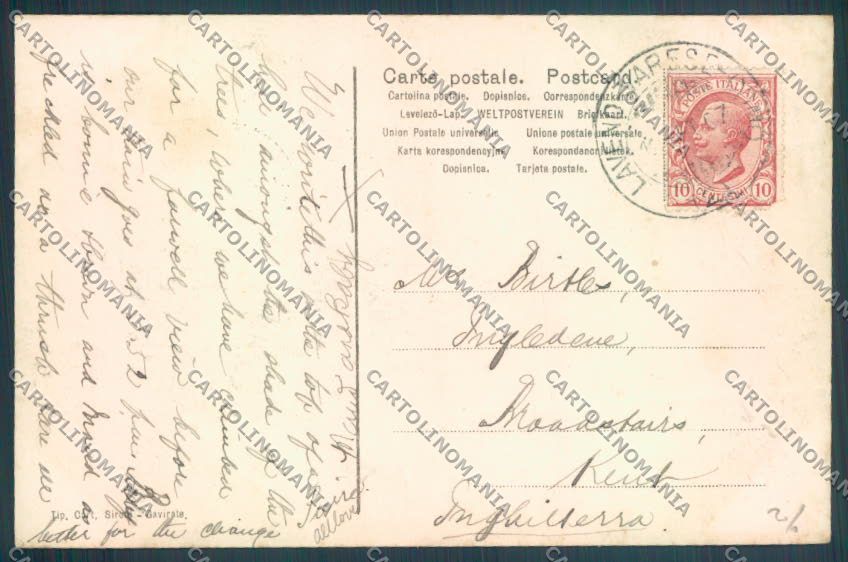 Varese Gavirate cartolina LQ7358 – retro
