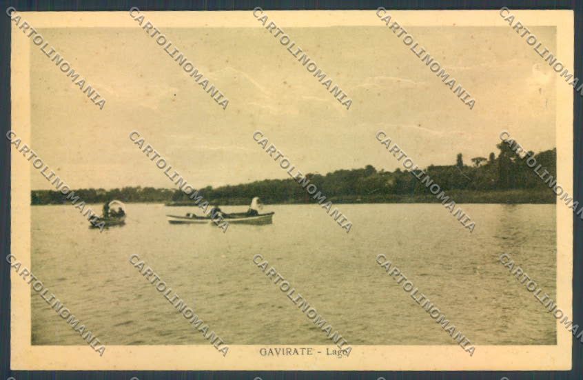 Varese Gavirate Barca cartolina LQ7361 – fronte
