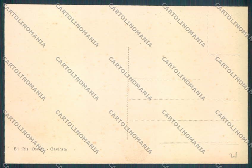 Varese Gavirate Barca cartolina LQ7361 – retro