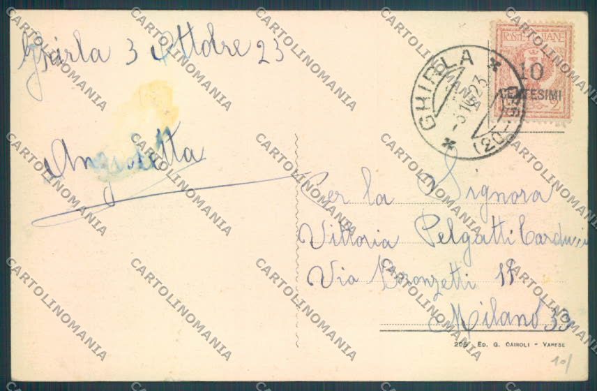 Varese Valganna Ghirla cartolina LQ7367 – retro